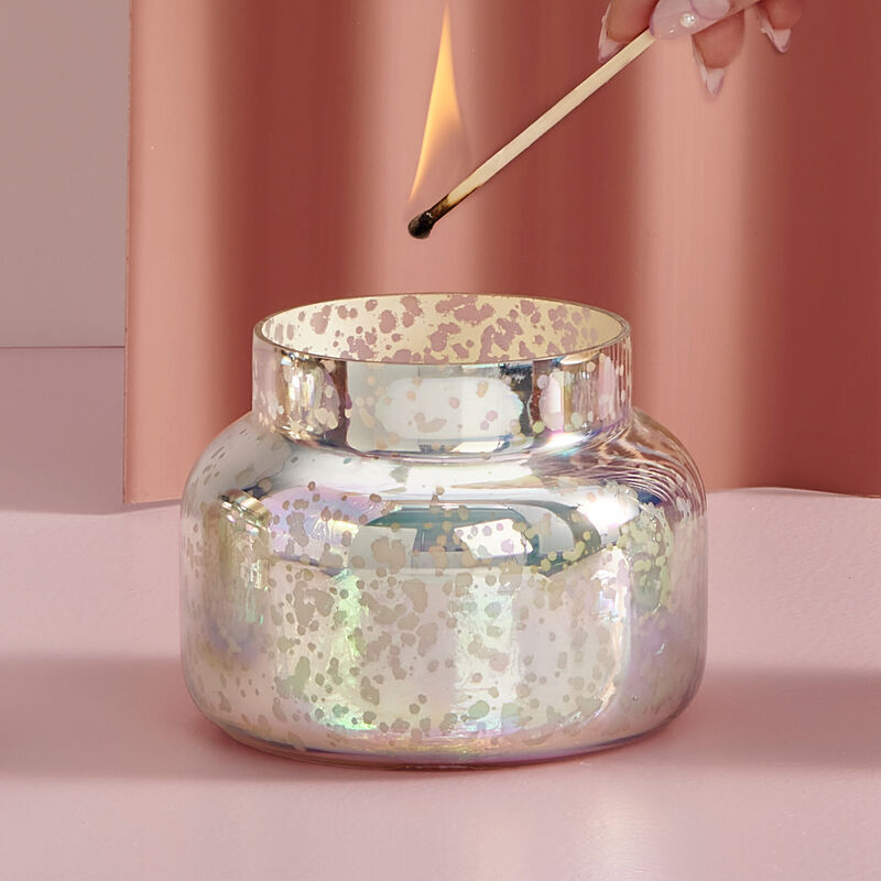 Coconut Santal Mercury Iridescent Signature Jar, 19 oz is a metallic candle image number 3